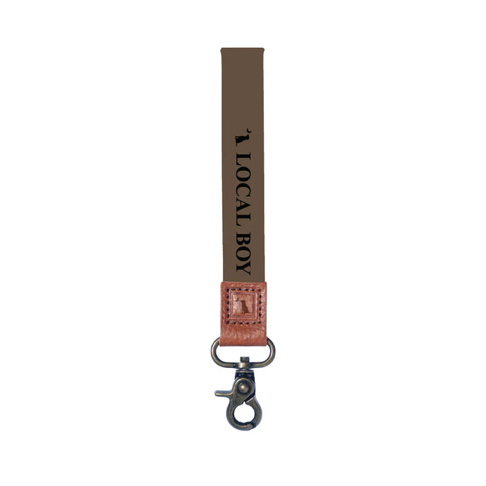 Local Boy-Wrist Lanyard-Brown