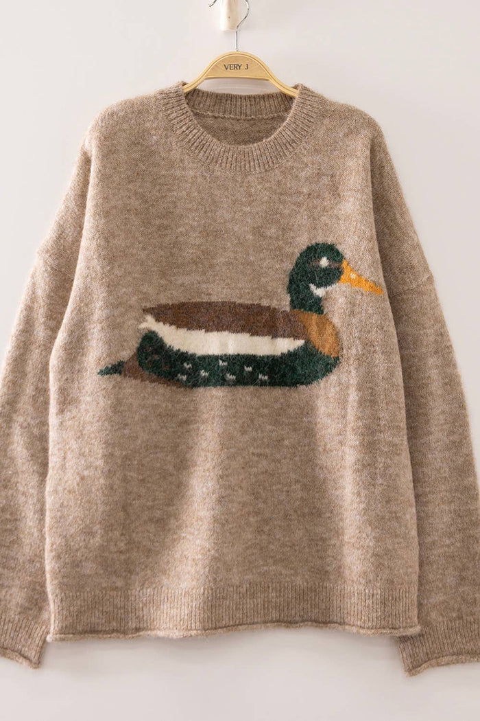 -Cozy Mallard Sweater