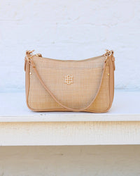 Caroline Hill Paxton Crossbody with Pockets Natural