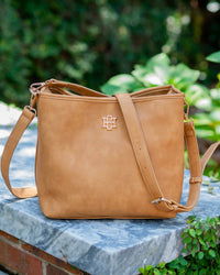 Caroline Hill Alexandra Bucket Bag Mustard S