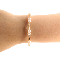 Coastal Pearl Bracelet in Gold