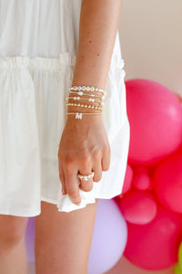 Coastal Pearl Bracelet in Gold