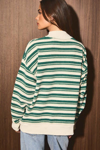 KNIT SWEATER MOCK NECK TOP