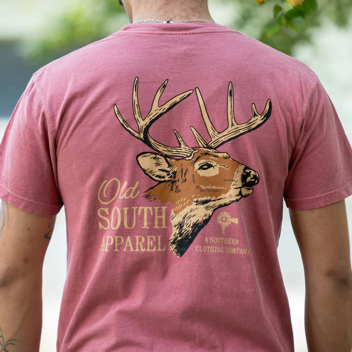 Old South-Bucko - Short Sleeve-crimson