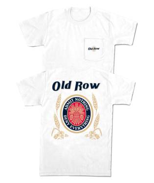 Old Row - Old Row Retro Can Pocket Tee- White