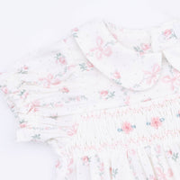 Dainty Buds and Bows - Smocked Dress Set
