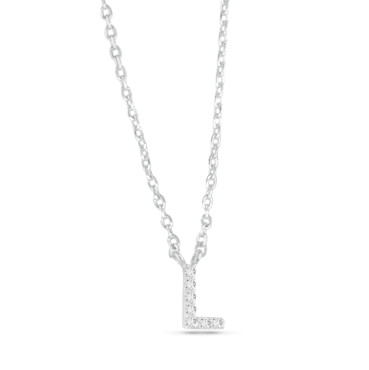 Amanda Blu CZ Initial Necklaces | 18 Letters