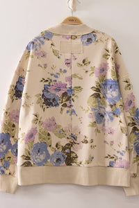 Floral Print Sweatshirt