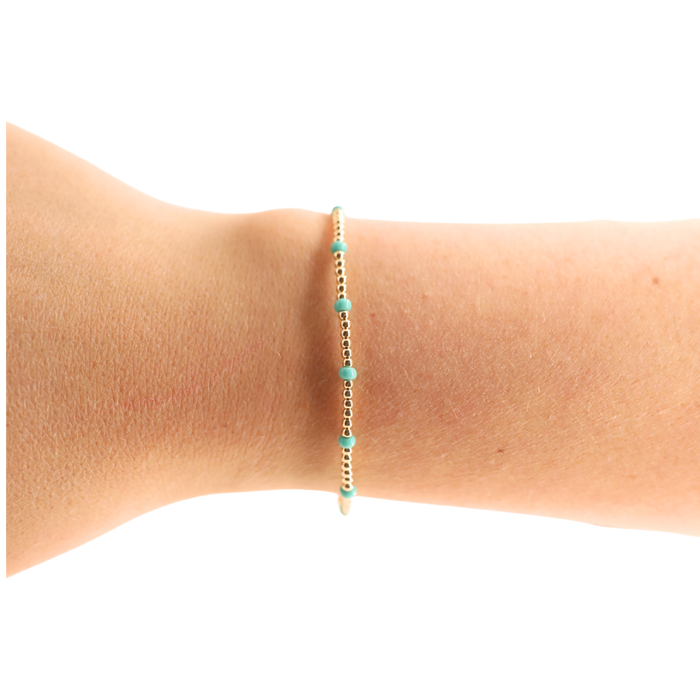 Petite Turquoise Dainty Poppi Bracelet
