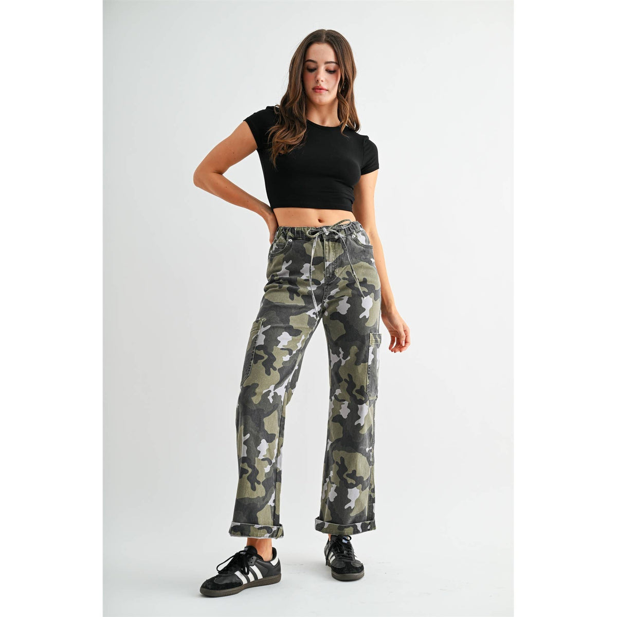 HIGH-RISE JOGGER ANKLE WIDE