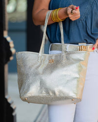 Caroline Hill Sheffield Tote Gold EC