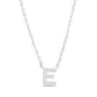 Amanda Blu CZ Initial Necklaces | 18 Letters