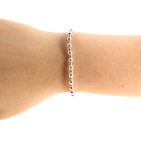 Petite Mini Katy Bracelet in Silver with Gold