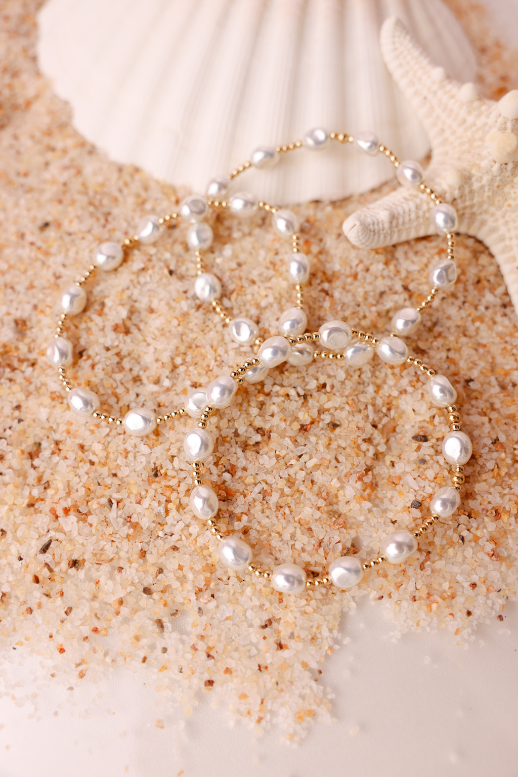 Bri Pearl Bracelet in Gold