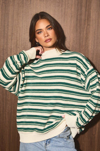 KNIT SWEATER MOCK NECK TOP