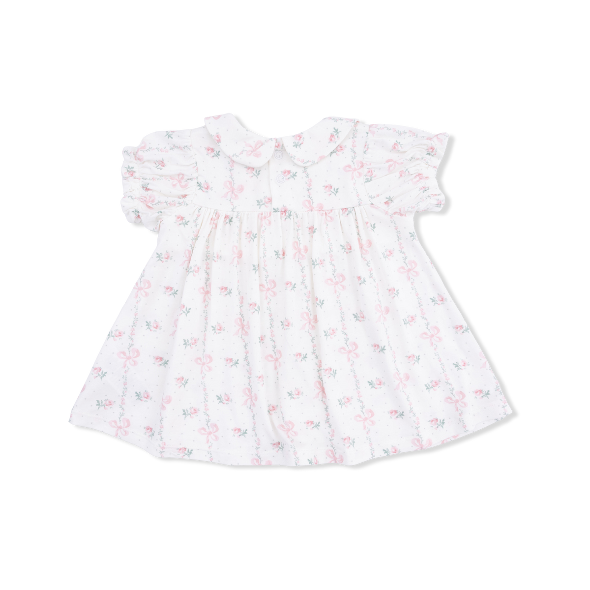 Dainty Buds and Bows - Smocked Dress Set