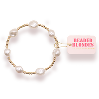 Sadie Pearl Bracelet in Gold