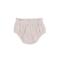 Solid Muslin French Oak - Babydoll Top with Mod Bloomer