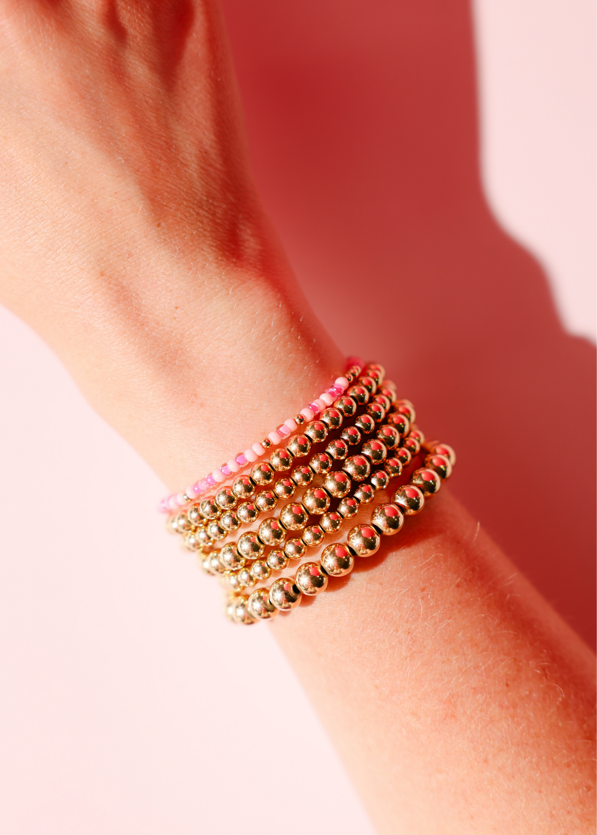 Petite Flamingo Sprinkle Bracelet