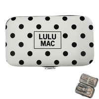 Lulu Mac White/Black Dot Manicure Set