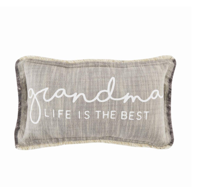 MUDPIE GRANDMA LIFE PILLOWS