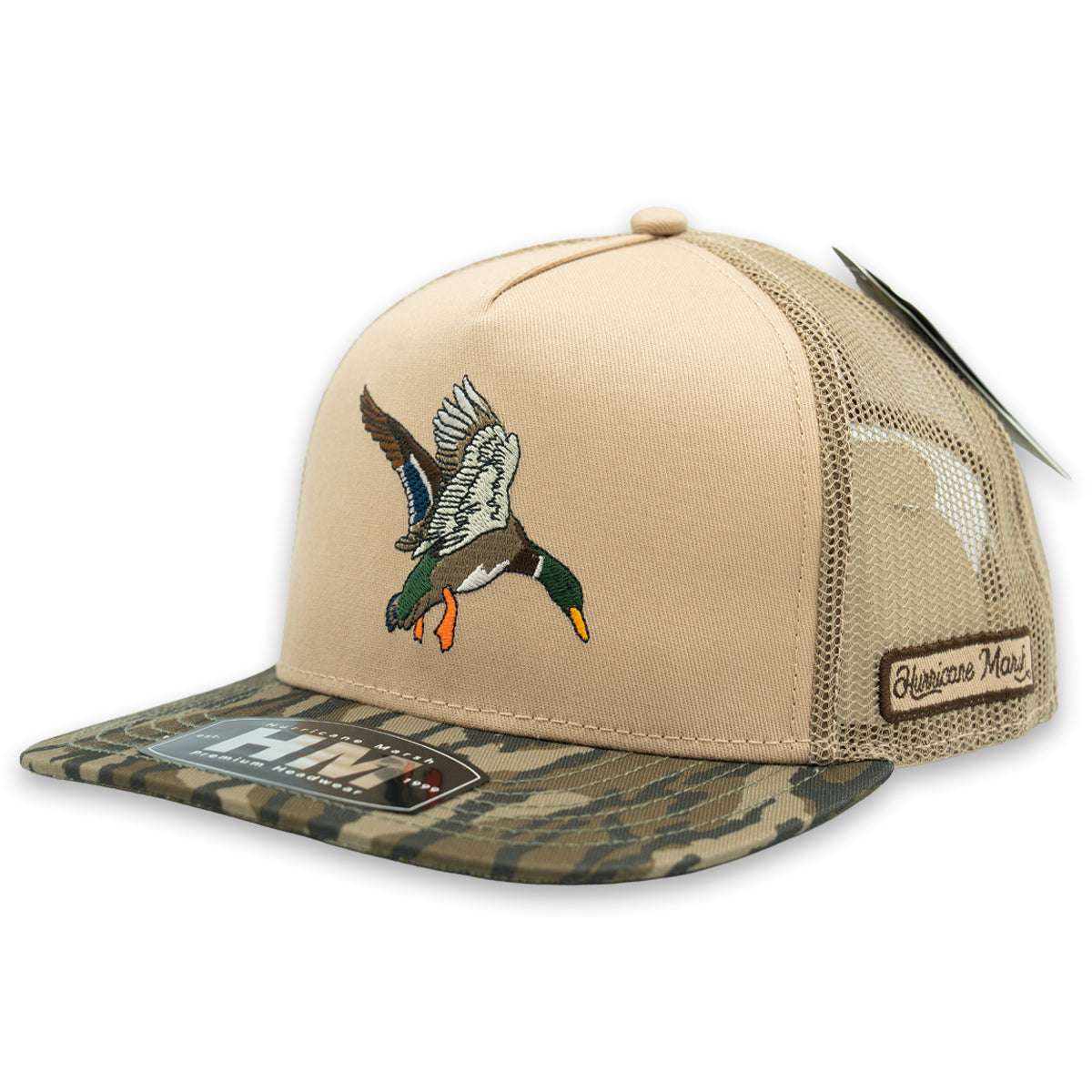 Hurricane Marsh- The Greenhead Classic Pro-Style Hat - Khaki/Bottomland