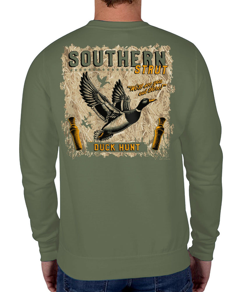 Southern Strut-Duck Hunt Label - Southern Strut Long Sleeve Tee