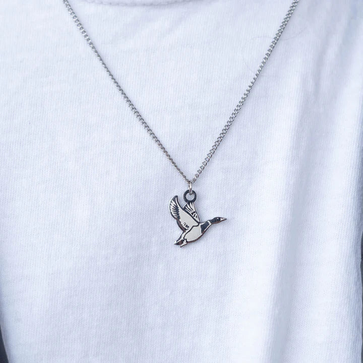 Old South - Duck - Stainless Steel Necklace and Pendant