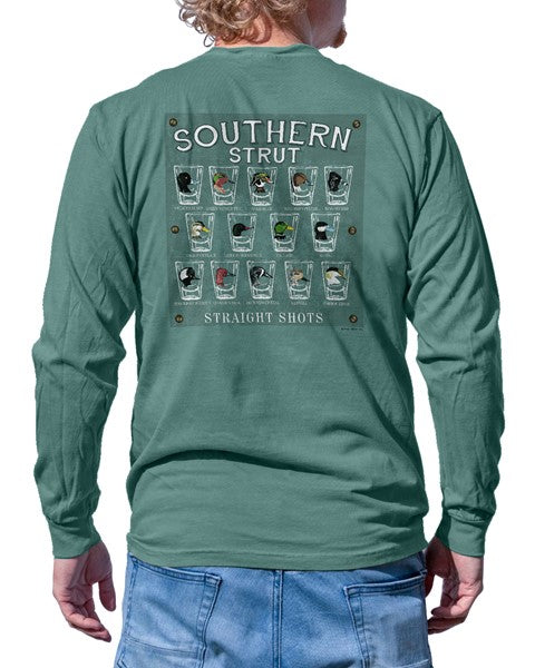Southern Strut - LS Tee - Straight  Shot