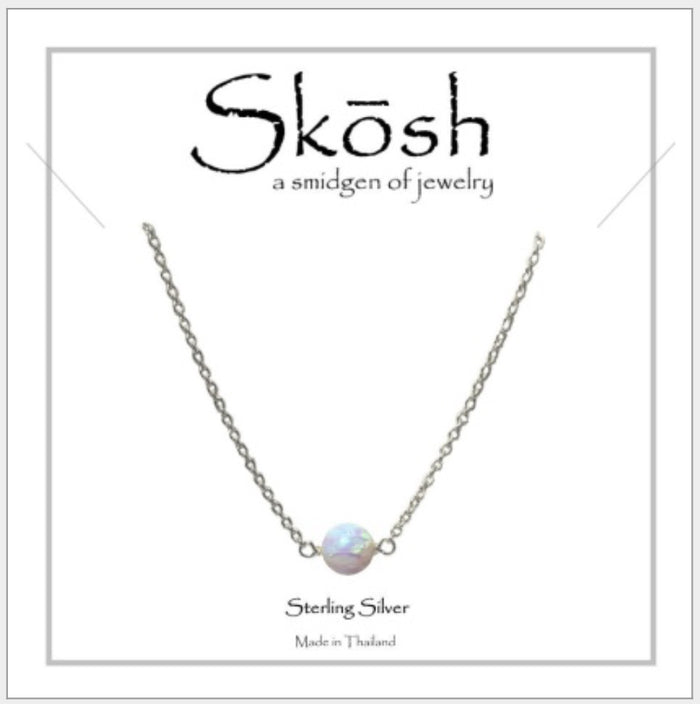 Skosh Opal Bead Silver 57-578-2