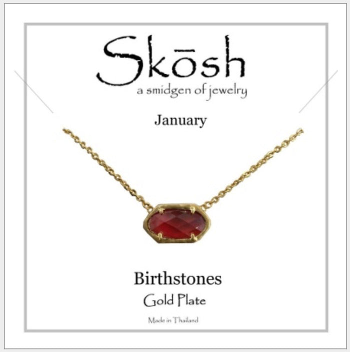 Skosh Birthstone January, Gold 58-4-01