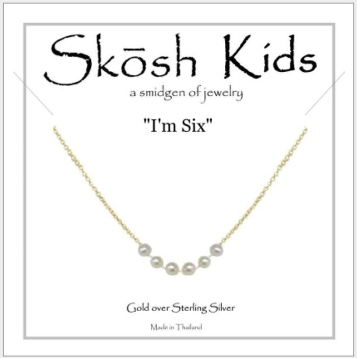 Skosh Kids I’m Six, Gold 56-144-6