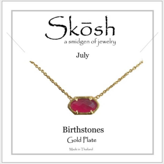 Skosh Birthstone July, Gold 58-4-07