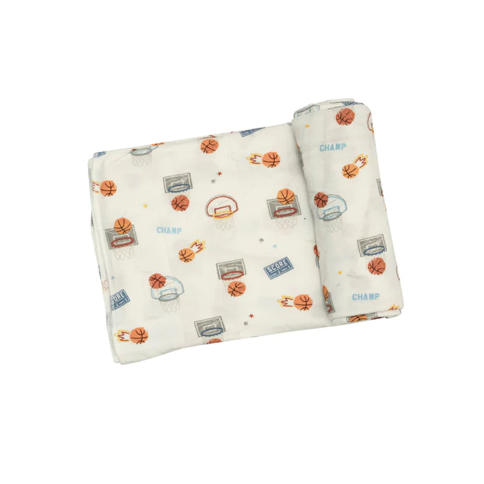 ANGEL DEAR SWADDLE BLANKET - BASKETBALL