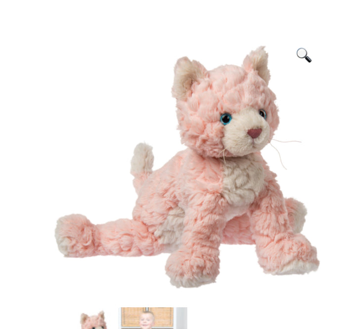 Mary Meyer Putty Pink Plush Puppy & Kitty