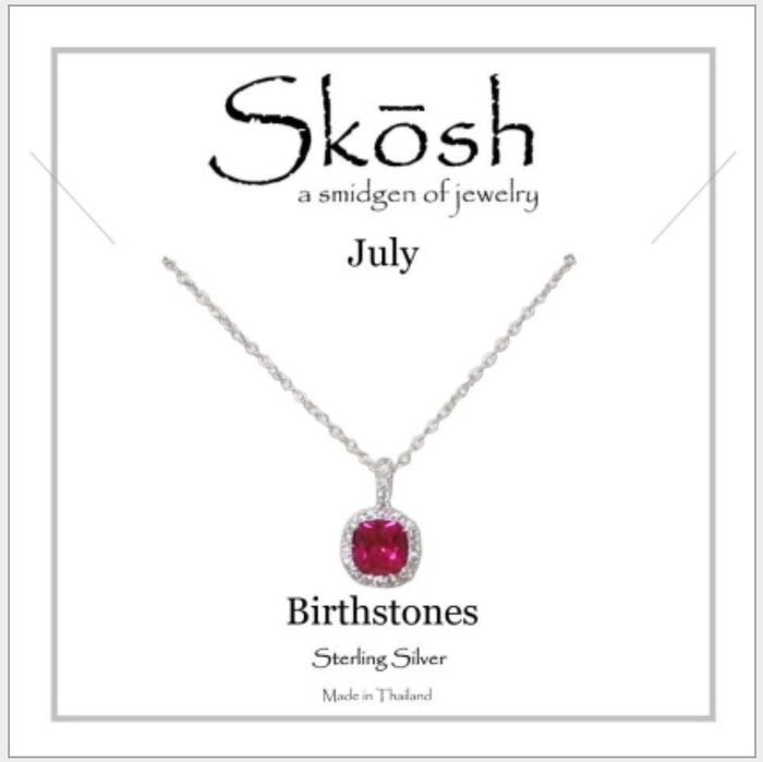 Skosh Birthstone July, Silver 57-582-07