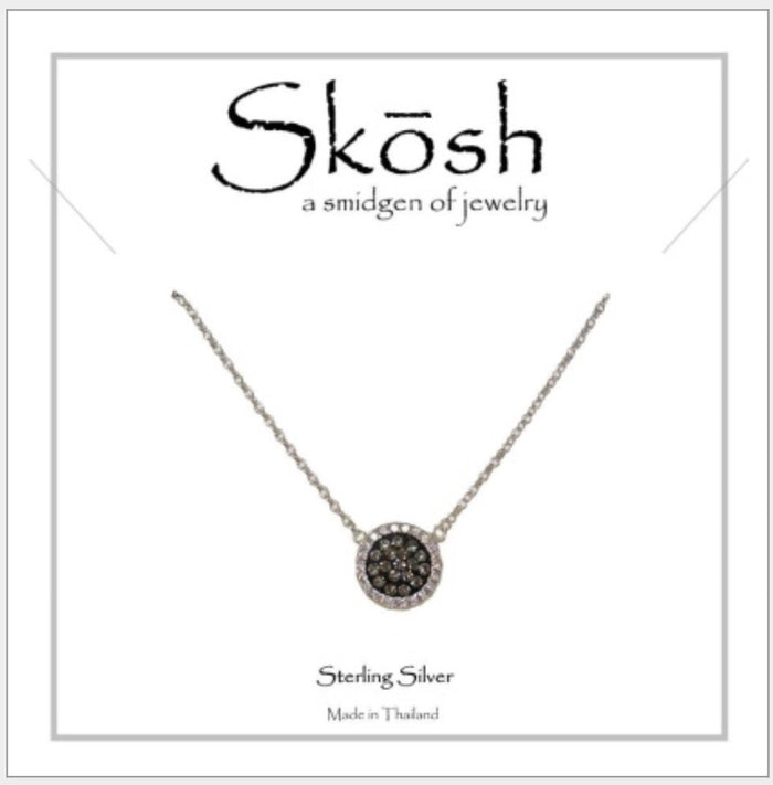 Skosh CZ Black Diamond Pave, Silver 57-472-2