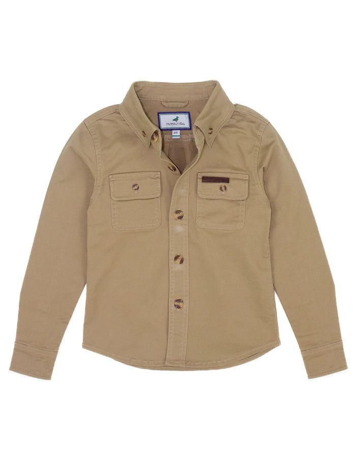 PROPERLY TIED HARVEST WORKSHIRT CAMEL