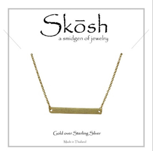 Skosh Horizontal Bar 1”, Gold 57-454-1