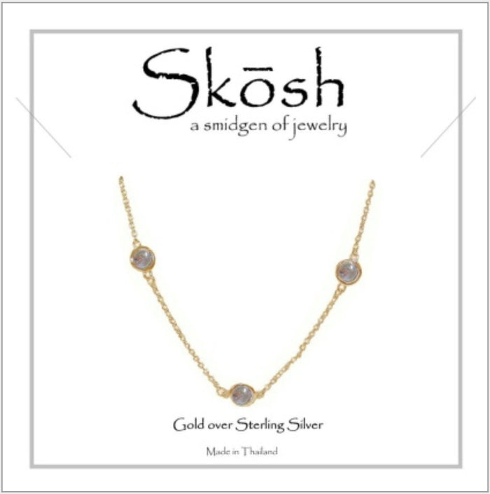 Skosh 4mm CZ by Inch, Gold 57-483-1