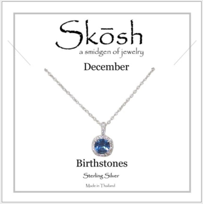 Skosh Birthstone December, Silver 57-582-12