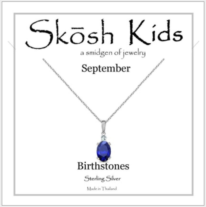 Skosh Kids Birthstone September, Silver 56-121-09