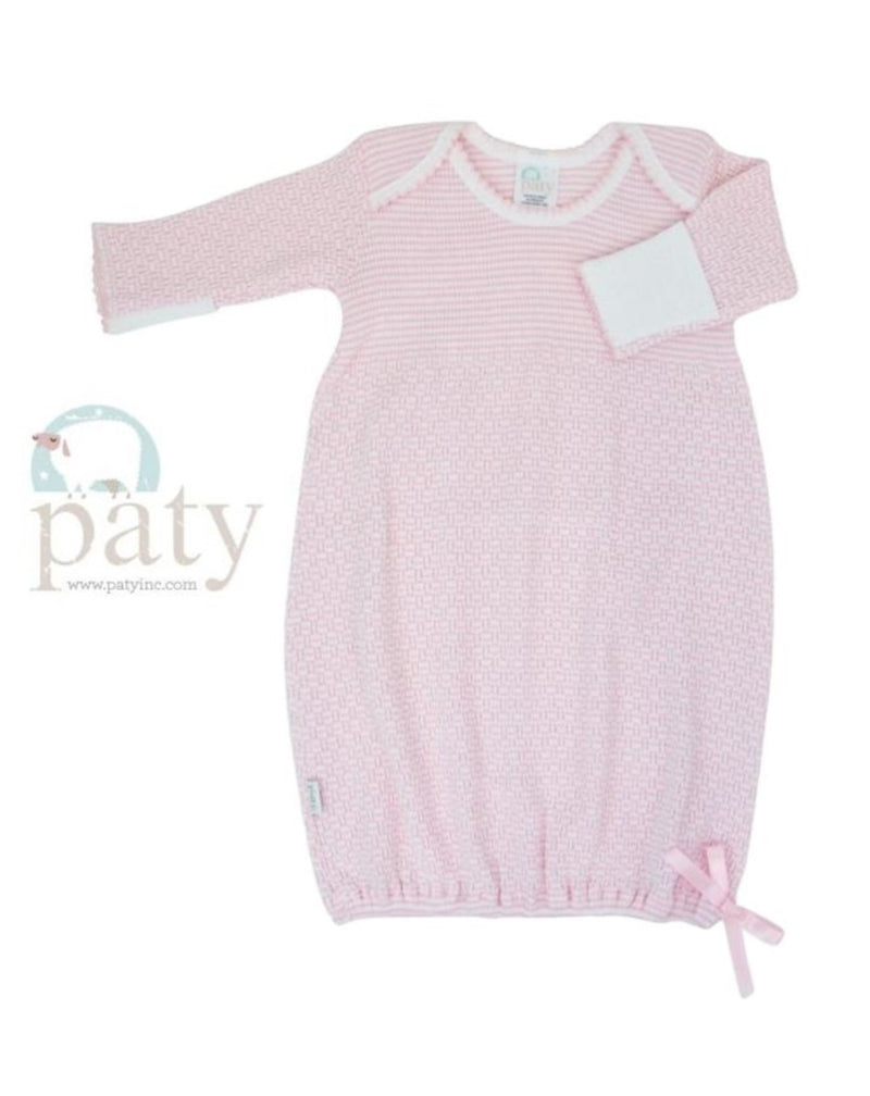 LS Lap-Shoulder Gown, Solid Color Pink #215