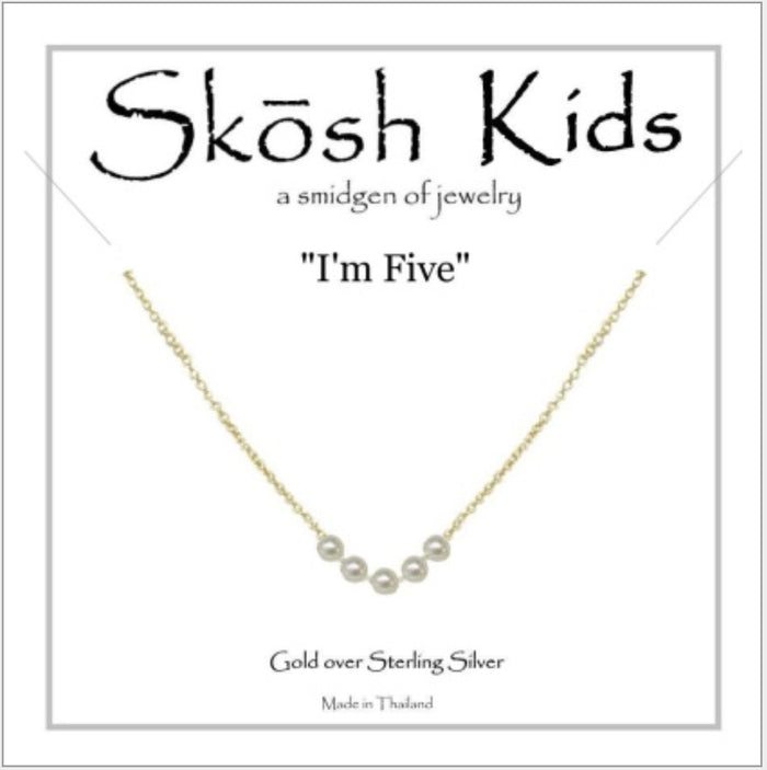 Skosh Kids I’m Five, Gold 56-144-5