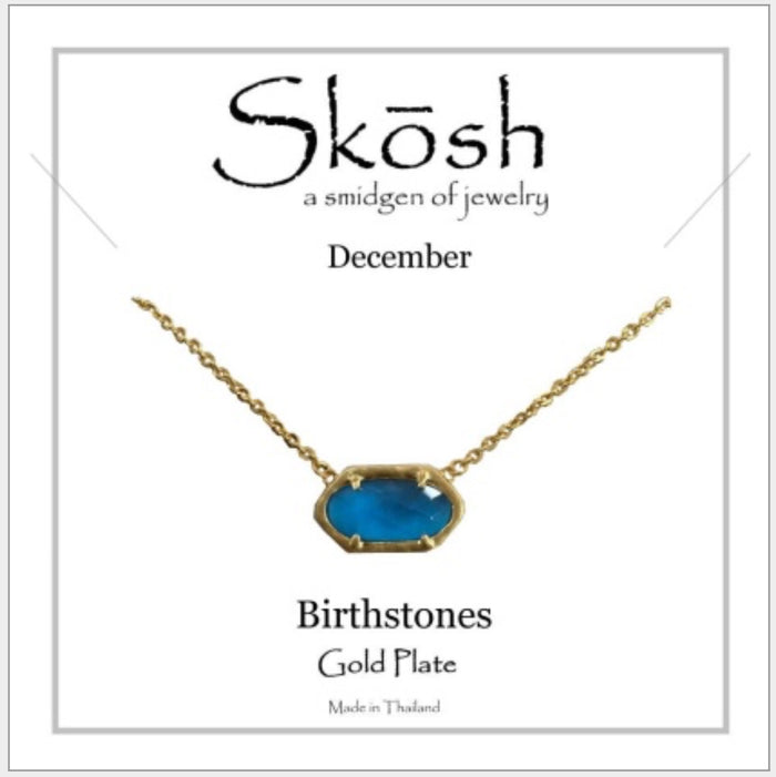 Skosh Birthstone December, Gold 58-4-12