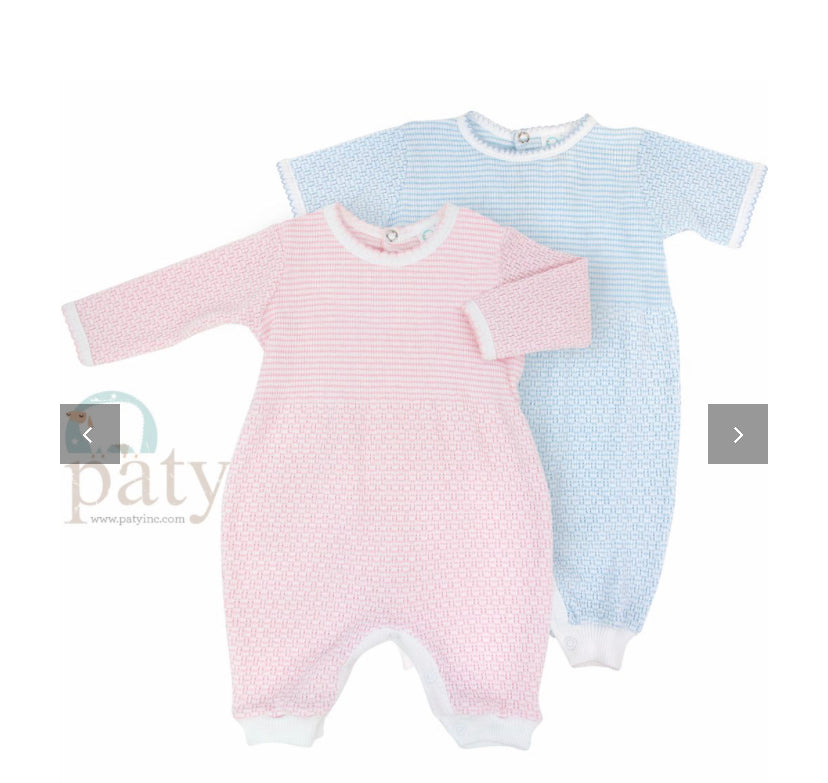 Paty Solid Color Paty Knit Romper with Key-Hole Back #266