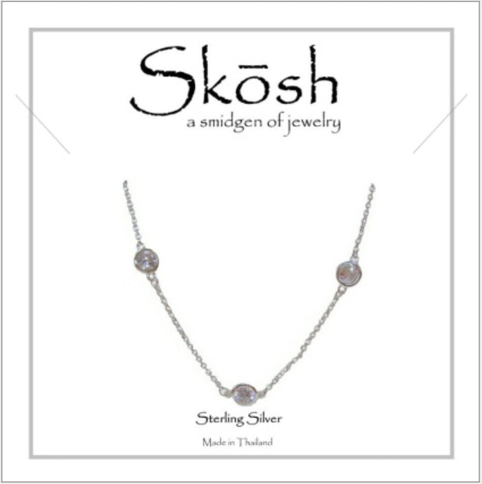 Skosh 4mm CZ by Inch, Silver 57-483-2