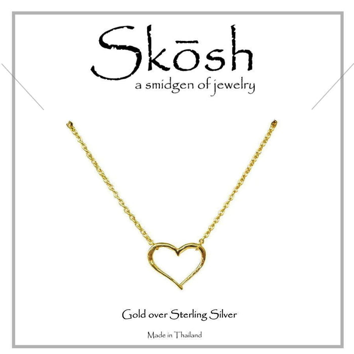 Skosh Small Open Heart,57-590-2 & 57-590-1