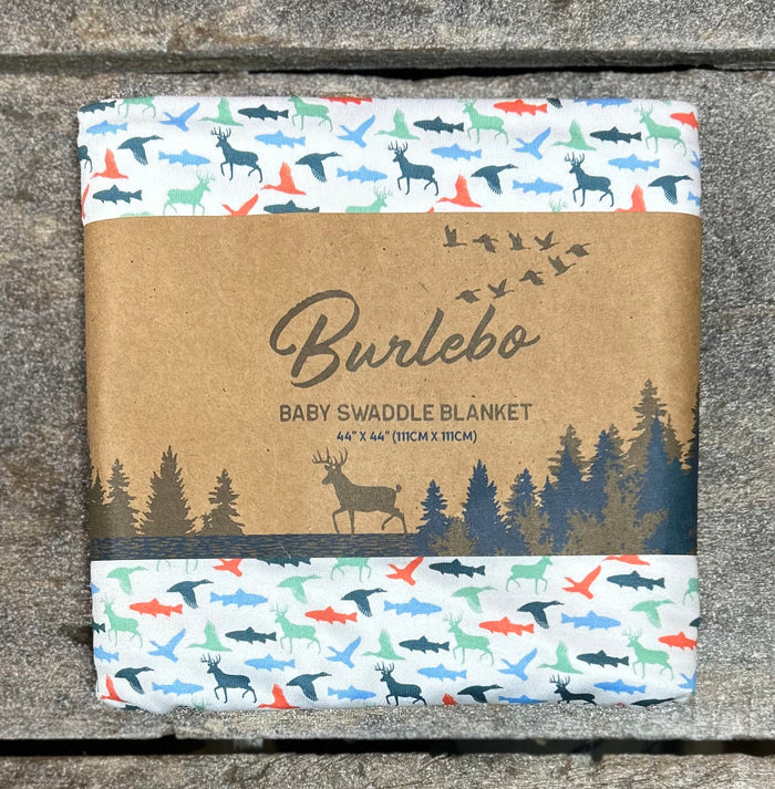 Burlebo - Baby Swaddle - Great Outdoors
