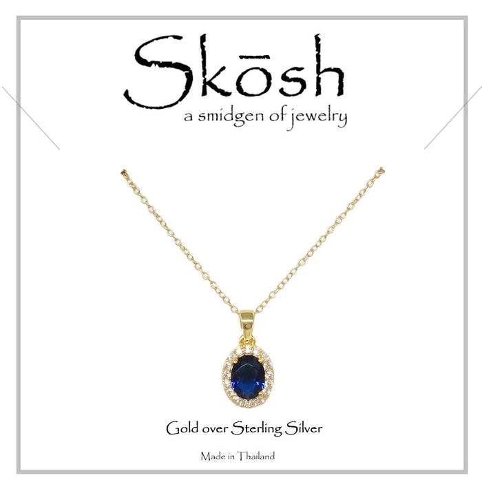 Skosh Sapphire Necklace 57-544-2 & 57-544-1